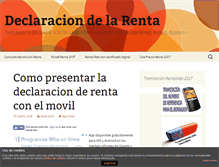 Tablet Screenshot of declaracionderenta.es